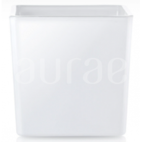 Square White Glass 8x8 cm, 300 ml 4