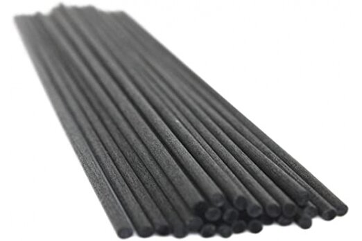 Šķiedras kociņi melnā krāsā mājas smaržām 24 cm 2