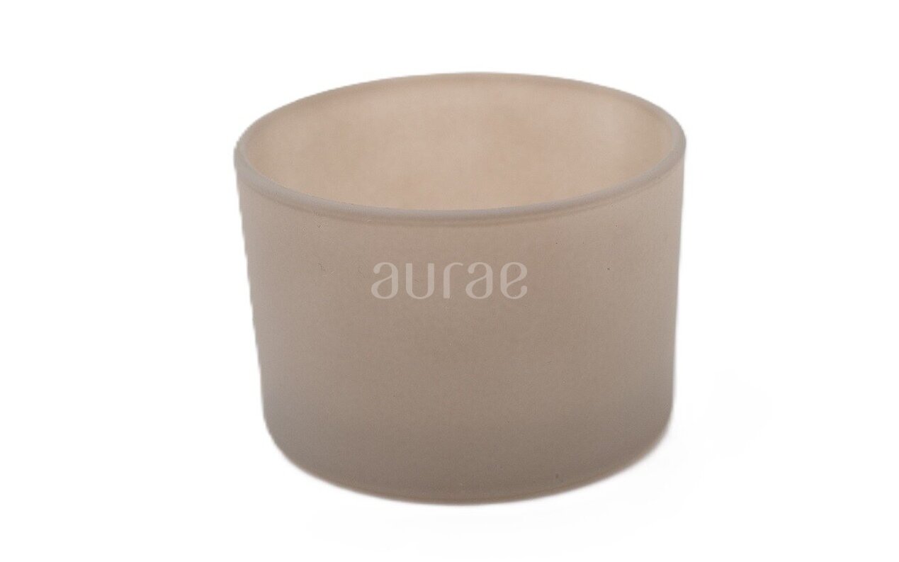 Aurae glass jar grey 140 ml