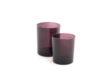 Aurae purple transparent glass jars 200 ml Aurae purple transparent glass jars 200 ml