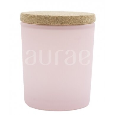 Aurae stiklinė rožinė matinė 200 ml