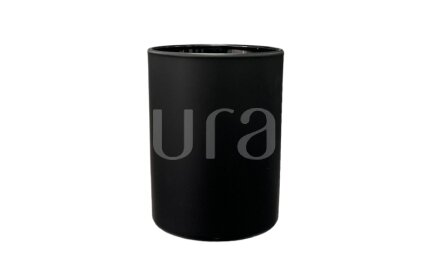 Aurae black matt glass jars 290 ml Aurae black matt glass jars 290 ml