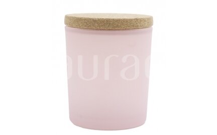 Aurae stiklinė rožinė matinė 200 ml 1