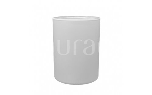 Aurae white matt glass jars 290 ml
