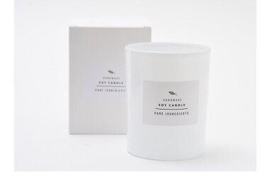 Balta kastīte "Soft touch" Aurae glāzei 200 ml