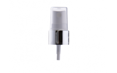White Nozzle with Silver Rim 20/410