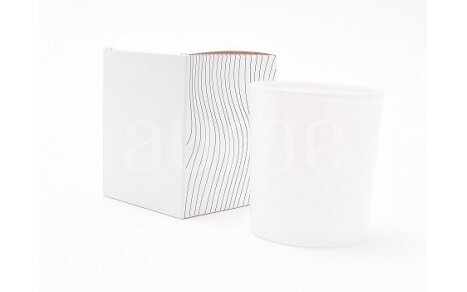 White Box With Patters for Aurae Glass 200 ml 1