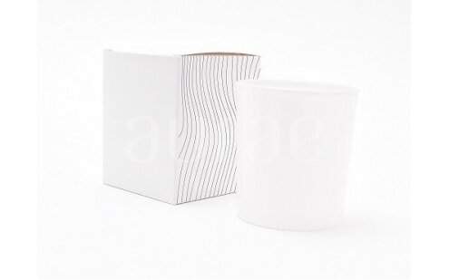 White Box With Patterns for Aurae Glass 290 ml 1