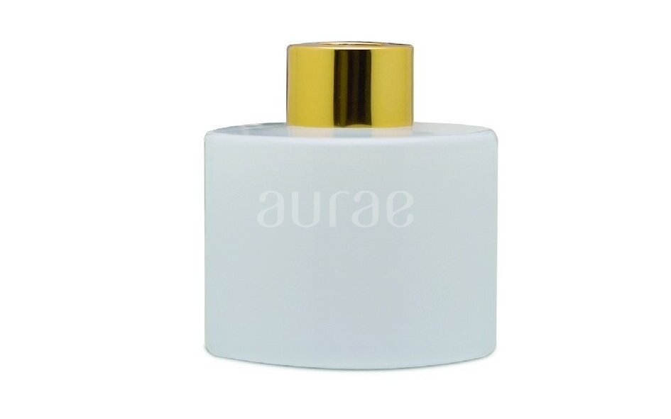 White round bottle for Home Fragrances with a golden Cap, 200 ml