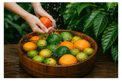 Bergamote un sulīgs apelsīns Bergamote un sulīgs apelsīns