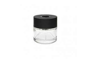 Round bottle for Home Fragrances with a black Cap, 60 ml Round bottle for Home Fragrances with a black Cap, 60 ml