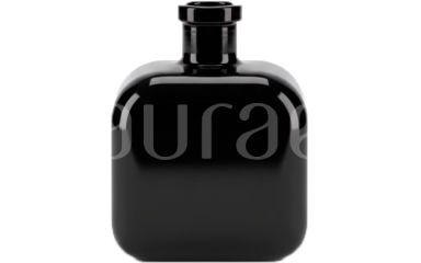 Bottle for Home Fragrance Yvon, BLACK GLOSS 100 ml without cap Bottle for Home Fragrance Yvon, BLACK GLOSS 100 ml without cap