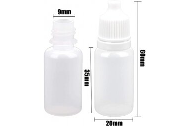 Pudeles ar pilinātāju 10 ml, 10 gab