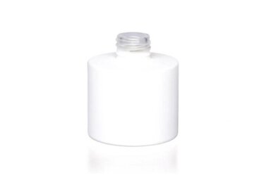 Pudele  mājas smaržām, apaļa, BALTS spīdīgs100 ml