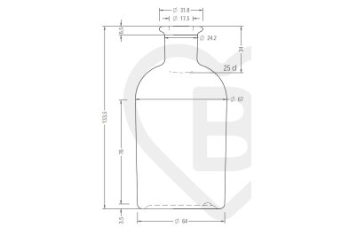 Pudele mājas smaržām Vec AMBER, 250 ml Pudele mājas smaržām Vec AMBER, 250 ml