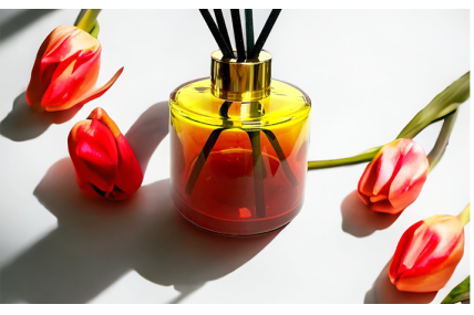 Apaļa pudele mājas smaržām, Good vibes Intense Yellow 100 ml 2