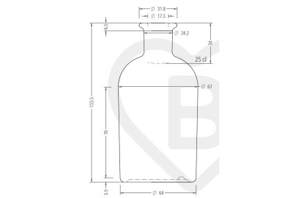 Pudele mājas smaržām Vec AMBER, 250 ml 1
