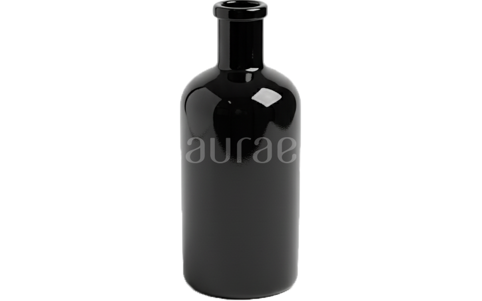 Bottle for Home Fragrances with Vec BLACK GLOSS, 100 ml without cap Bottle for Home Fragrances with Vec BLACK GLOSS, 100 ml without cap