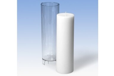 Cilindriska veidne cieto sveču ražošanai 67 mm x 220 mm Cilindriska veidne cieto sveču ražošanai 67 mm x 220 mm