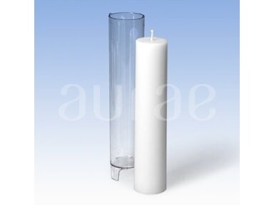 Cilindro forma kietųjų žvakių gamybai 47 mm x 220 mm Cilindro forma kietųjų žvakių gamybai 47 mm x 220 mm