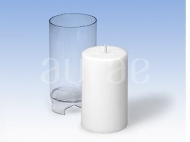 Cilindro forma kietųjų žvakių gamybai 62 mm x 107 mm Cilindro forma kietųjų žvakių gamybai 62 mm x 107 mm