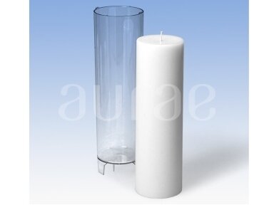 Cilindro forma kietųjų žvakių gamybai 67 mm x 220 mm Cilindro forma kietųjų žvakių gamybai 67 mm x 220 mm
