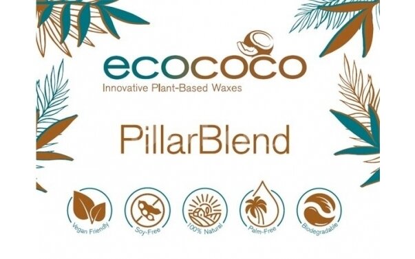 EcoCoco Pillar Blend Wax 1 kg EcoCoco Pillar Blend Wax 1 kg