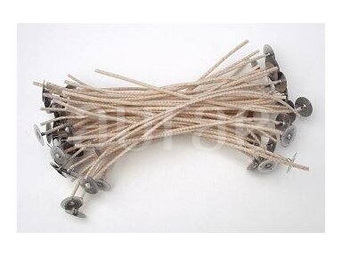 Waxed Wick Wedo STABILO 8 (Length 11 CM), 10 vnt