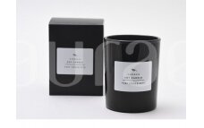 Juodos spalvos "Soft touch" dėžutė Aurae stiklinei 200 ml