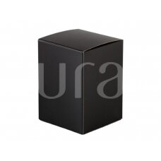 Juodos spalvos dėžutė Aurae stiklinei 200 ml