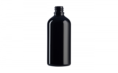 Black Glass Bottles 100 ml