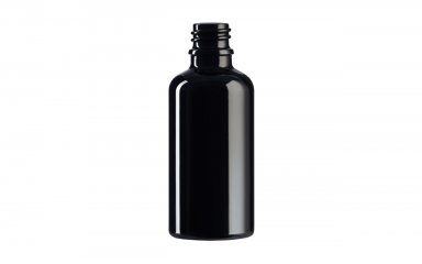 Black Glass Bottles 50 ml