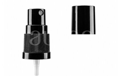Black DIN 18 nozzle with a black cap Black DIN 18 nozzle with a black cap