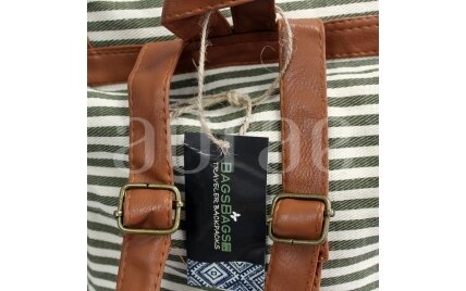 Keliautojo kuprinė "Olive stripe" 2