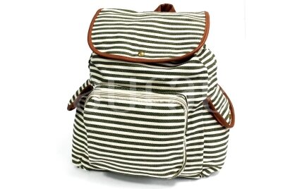 Keliautojo kuprinė "Olive stripe"