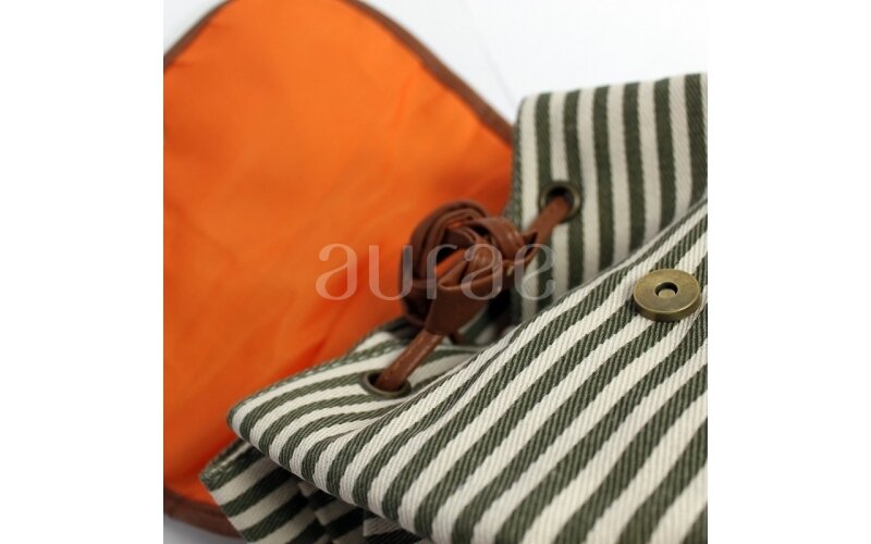 Keliautojo kuprinė "Olive stripe" 1