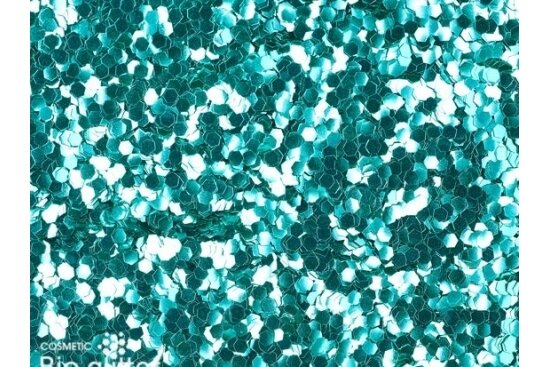 Kosmētiskie spīdumi Bioglitter™, tirkīza 015 Hex
