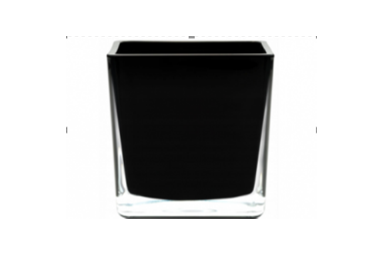 Kvadrātveida glāze Melna 8x8 cm, 300 ml Kvadrātveida glāze Melna 8x8 cm, 300 ml