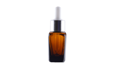 Kvadrātveida stikla flakons ar sudraba pipeti 10 ml Kvadrātveida stikla flakons ar sudraba pipeti 10 ml