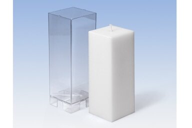 Kvadrātveida veidne cieto sveču ražošanai 60 mm x 160 mm Kvadrātveida veidne cieto sveču ražošanai 60 mm x 160 mm