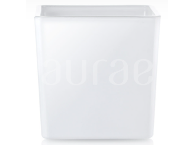 Square White Glass 8x8 cm, 300 ml