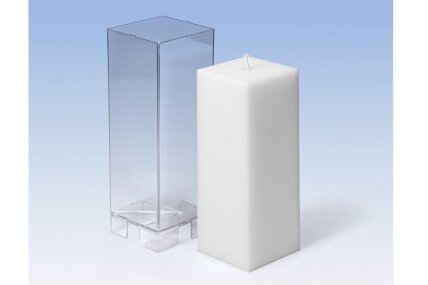 Kvadrātveida veidne cieto sveču ražošanai 60 mm x 160 mm Kvadrātveida veidne cieto sveču ražošanai 60 mm x 160 mm