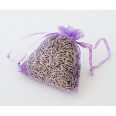 Dried Lavender Petals in Organza Bags