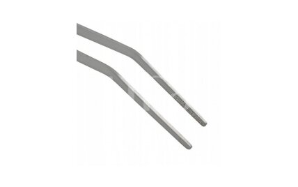 Curved metal tweezers 1