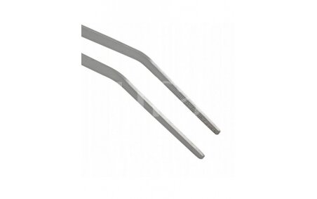 Curved metal tweezers 1