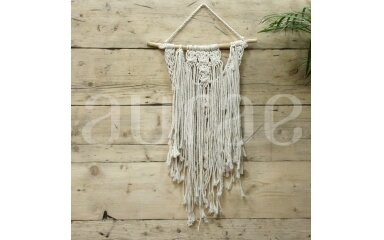 Macramé technika pintos sienų dekoracijos „Palaiminimas“ Macramé technika pintos sienų dekoracijos „Palaiminimas“