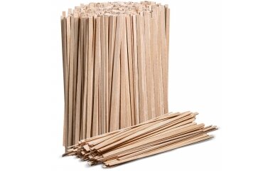 Stirring sticks, wooden 15 pcs
