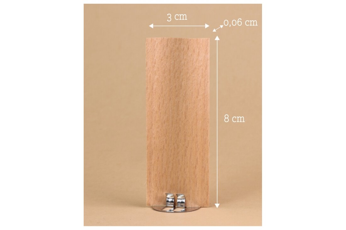 Koka WAWE Wick ar turētāju 8x3x0.06 1