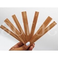 Wooden Wick "Crackling Booster Wick .04", Size 22.2 mm / 127 mm with Holders