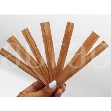 Wooden Wicks "Crackling Booster Wick .04", Size 25.4 mm / 127 mm With Holders